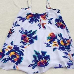 SMYM blue floral dress size medium